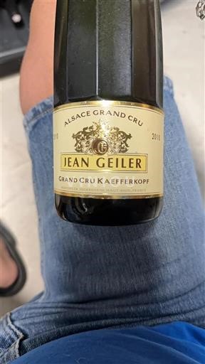 Elsass Alsace Grand Cru Grand Cru Jean Geiler Grand Cru Kaefferkopf 2010