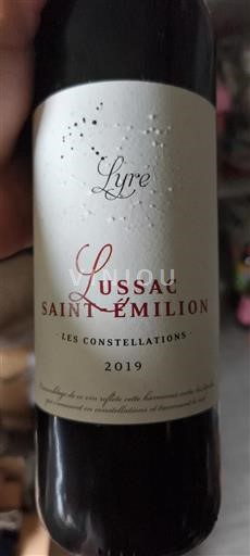 Bordeaux Lussac-saint-émilion Lyre 2019