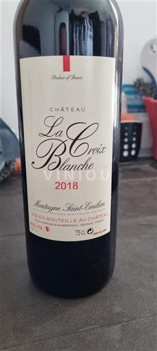Bordeaux Montagne-saint-émilion Château La Croix Blanche 2018