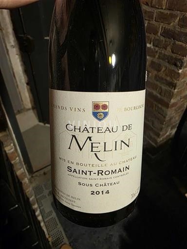 Burgundy Saint-Romain Château Melin Sous Château 2014