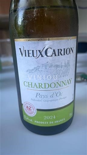 Languedoc et Roussillon Pays d'oc Vieux Carion Chardonnay 2024