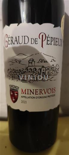 Languedoc Minervois Géraud de Pépieux 2021