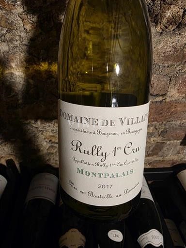 Bourgogne Ikke specificeret Premier Cru Domaine Villaine Montpalais 2017