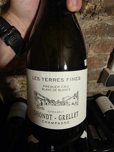 Champagne Šampanské Premier Cru Dhondt-Grellet Les Terres Fines 2019