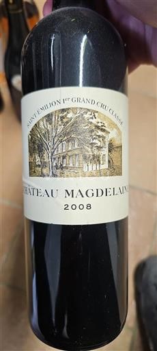 Bordeaux Saint-Émilion Grand Cru Château Magdelaine 2008
