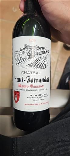 Bordeaux Saint-Émilion Château Haut-Ferrandat 1990