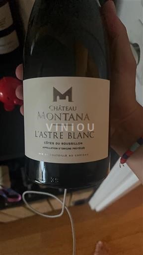 Roussillon Côtes-du-roussillon Château Montana L'Astre Blanc Non Millésimé