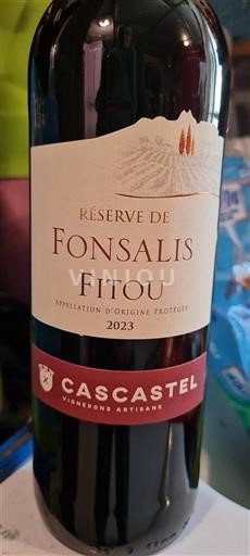 Languedoc Fitou CascasTel Réserve de Fonsalis 2023