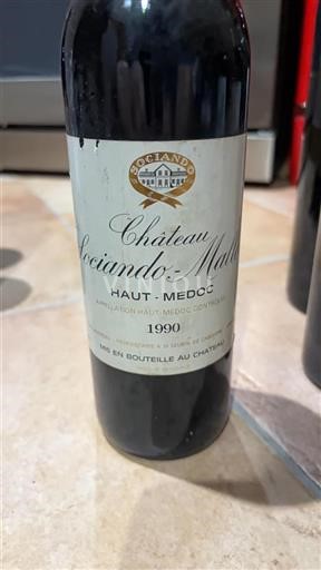 Bordeaux Haut-Médoc Château Sociando-Mallet 1990