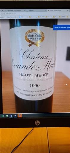 Bordeaux Haut-Médoc Château Sociando-Mallet 1990