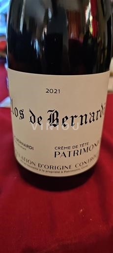 Korsika Patrimonio Clos de Bernardi Crème de Tête 2021