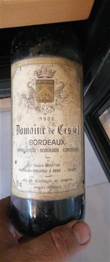 Bordeaux Domaine Cessat 1982