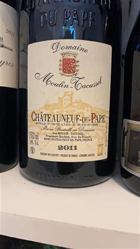 Rhônevallei Châteauneuf-du-Pape Domaine Moulin-Tacussel 2011