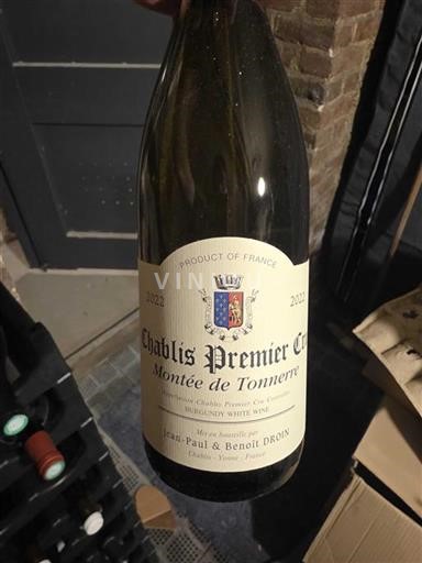 Burgundsko Chablis Premier Cru Jean-Paul & Benoît Droin Montée de Tonnerre 2022