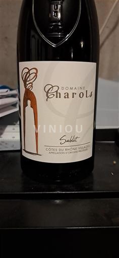 Rhône Valley Côtes du Rhône Villages Domaine Charols Sablet Non-Vintage
