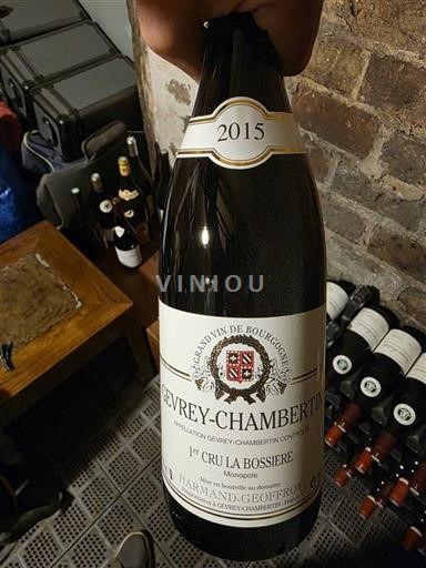 Burgundy Gevrey-Chambertin Premier Cru Harmand-Geoffroy 1er Cru La Bossiere 2015