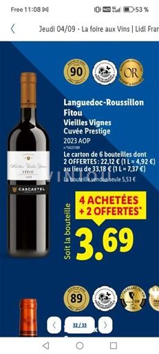 Languedoc Fitou Cascatel Prestige 2023