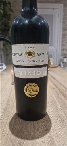 Bordeaux Saint-Émilion Grand Cru Grand Cru Château Armens 2008
