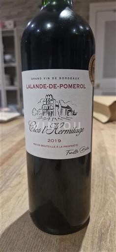 Bordeaux Lalande-de-pomerol Clos l'Hermitage 2019
