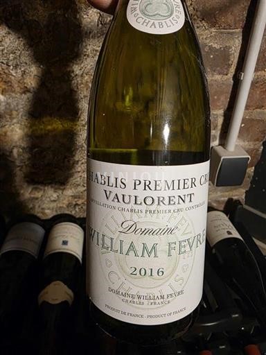 Burgundsko Chablis Premier Cru Domaine William Fèvre Vaulorent 2016