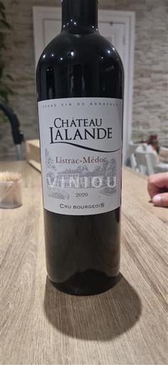 Bordeaux Listrac-Médoc Cru Bourgeois Château Lalande 2020
