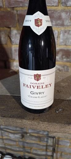 Burgundy Givry Domaine Faiveley Champ Lalot 2019