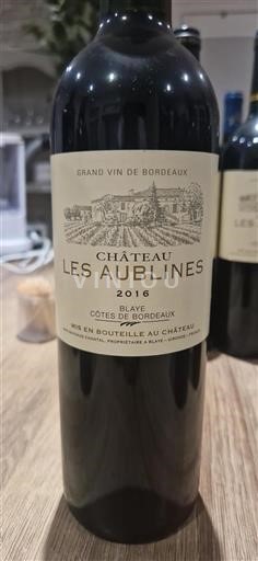 Bordeaux Blaye-côtes-de-bordeaux Château Les Aublines 2016