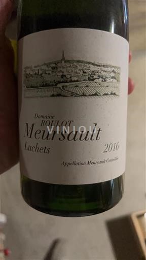 Bourgogne Meursault Domaine Roulot Luchets 2016