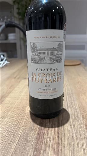 Bordeaux Côtes-de-bourg Château La Croix de Puybarbe 2018