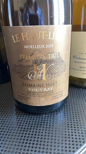 Valle della Loira Vouvray Domaine Huet Le Haut-Lieu Première Trie 2018