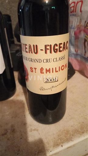 Bordeaux Saint-Émilion Premier Grand Cru Château Figeac 2004