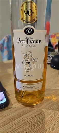Sydvestfrankrig Monbazillac Château Poulvère Le Caillou Ikke årgangsbestemt