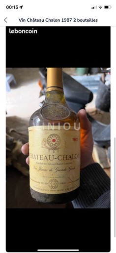 Jura Château-chalon Château -Chalon Vin Jaune de Grande Garde 1987