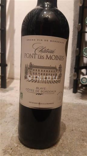 Bordeaux Blaye-côtes-de-bordeaux Château Pont Les Moines 2020