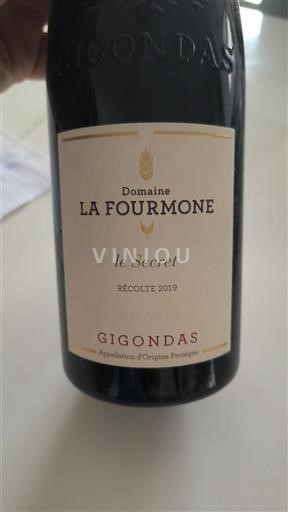 Rhône-dalen Gigondas Domaine La Fourmone le Secret 2019
