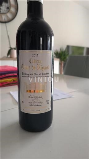 Bordeaux Puisseguin-saint-émilion Château Côtes de Rigaud 2015
