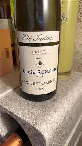 Alsace Grand Cru Louis Scherb & Fils Été Indien 2018