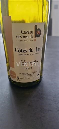 Jura Côtes-du-Jura Caveau des Byards Savagnin 2013