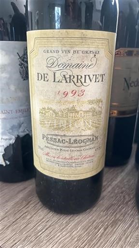 Bordeaux Pessac-Léognan Domaine Larrivet 1993