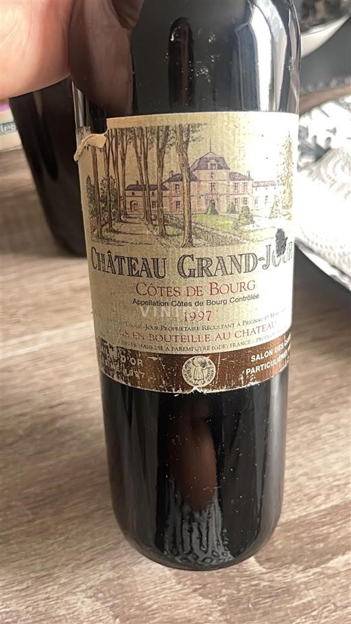 Bordeaux Côtes-de-bourg Château Grand-Jour 1997