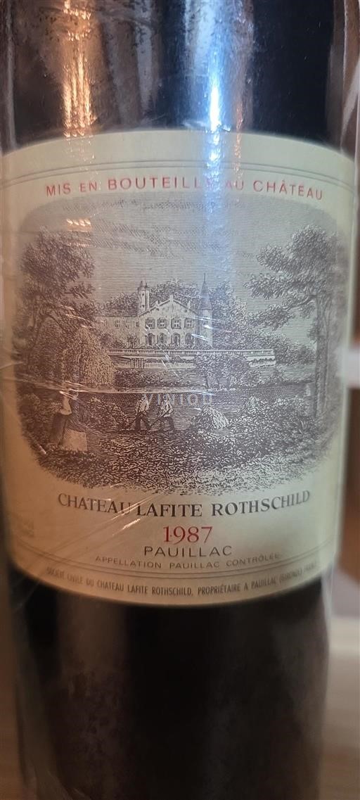 Bordeaux Pauillac Grand Cru Château Lafite Rothschild 1987