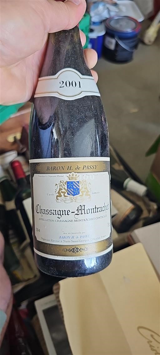 Borgogna Chassagne-Montrachet Premier Cru Baron H. de Passy 2001