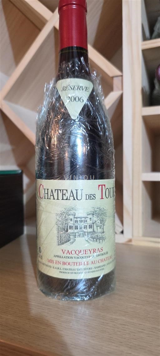 Vallée du Rhône Vacqueyras Château Des Tours Réserve 2006
