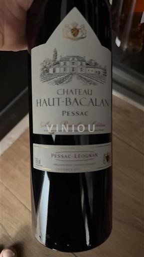 Bordeaux Pessac-Léognan Château Haut-Bacalan Non Millésimé