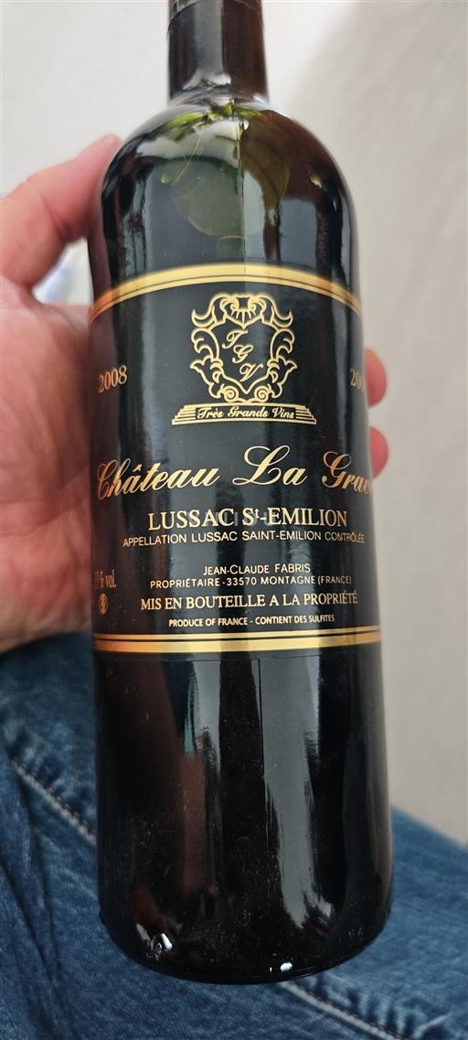 Bordeaux Lussac-saint-émilion Château La Grave 2008