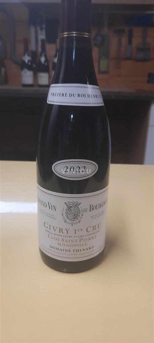 Burgundsko Nespecifikováno Premier Cru Domaine Thenard Clos Saint-Pierre 2022