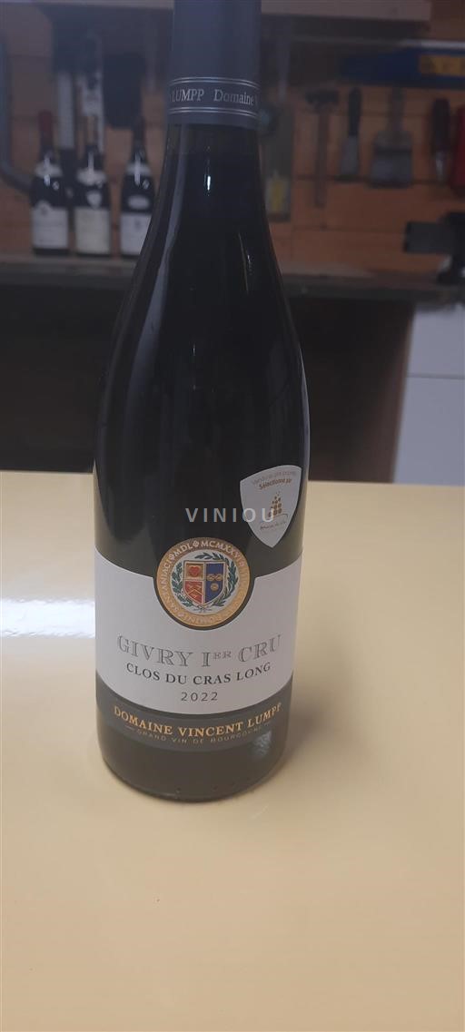 Bourgogne Ikke specificeret Premier Cru Domaine Vincent Lumpp Clos du Cras Long 2022