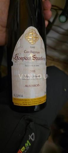 Alsace Auxerrois Hospices de Strasbourg 2015