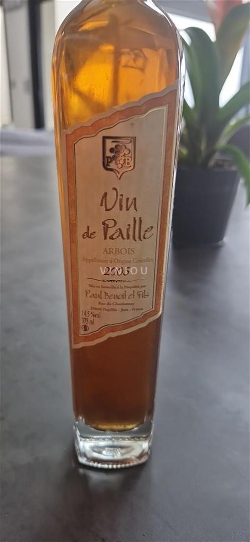 Jura Arbois Paul Benoit et Fils Vin de Paille 2005