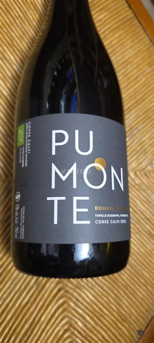 Corsica Not Specified Domaine Alzipratu Pumonte 2022
